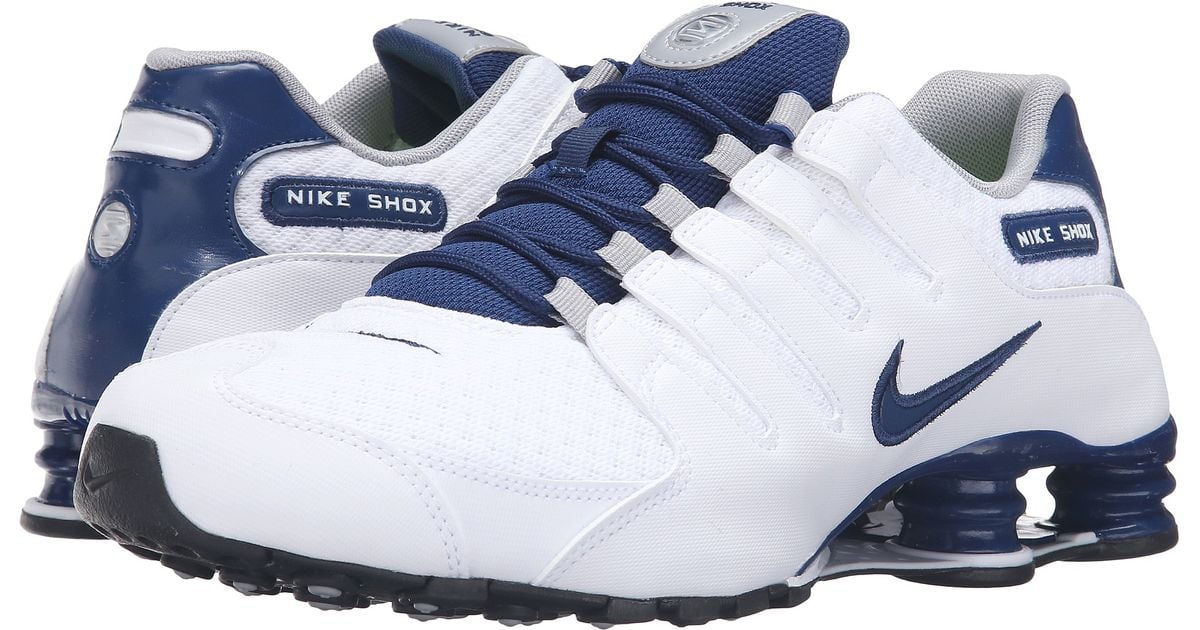 Nike shox nz blue sale